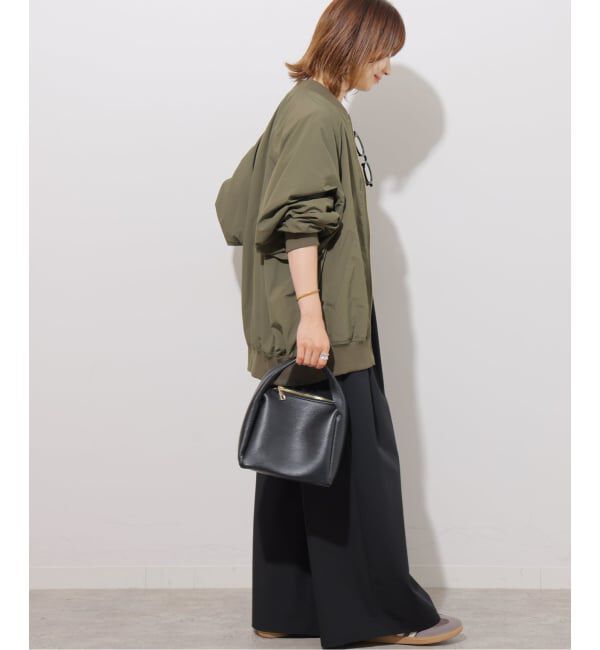 JOURNAL STANDARD relume「《追加3》［手洗い可］ウォッシャブルナイロンダブルジップMA-1」|ブルゾン・スタジャン|