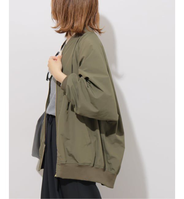 JOURNAL STANDARD relume「《追加3》［手洗い可］ウォッシャブルナイロンダブルジップMA-1」|ブルゾン・スタジャン|