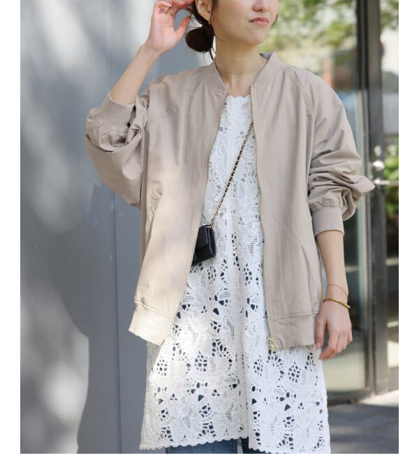 JOURNAL STANDARD relume「《追加3》［手洗い可］ウォッシャブルナイロンダブルジップMA-1」|ブルゾン・スタジャン|