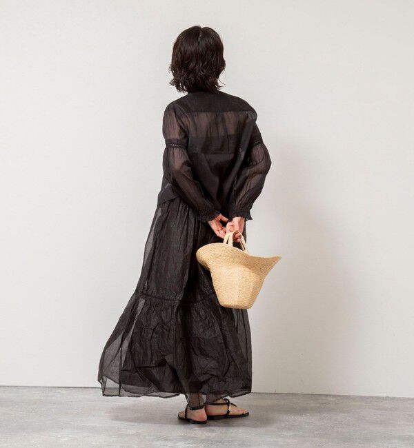 NOLLEY'S sophi「【MARILYN MOON】sheer starched cotton lace frilled ブラウス」|シャツ・ブラウス|