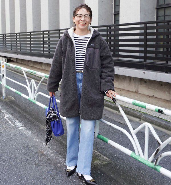 Rie Miller「《5サイズ展開》【RM denim】センタープレス裾デザインデニム」|デニム|