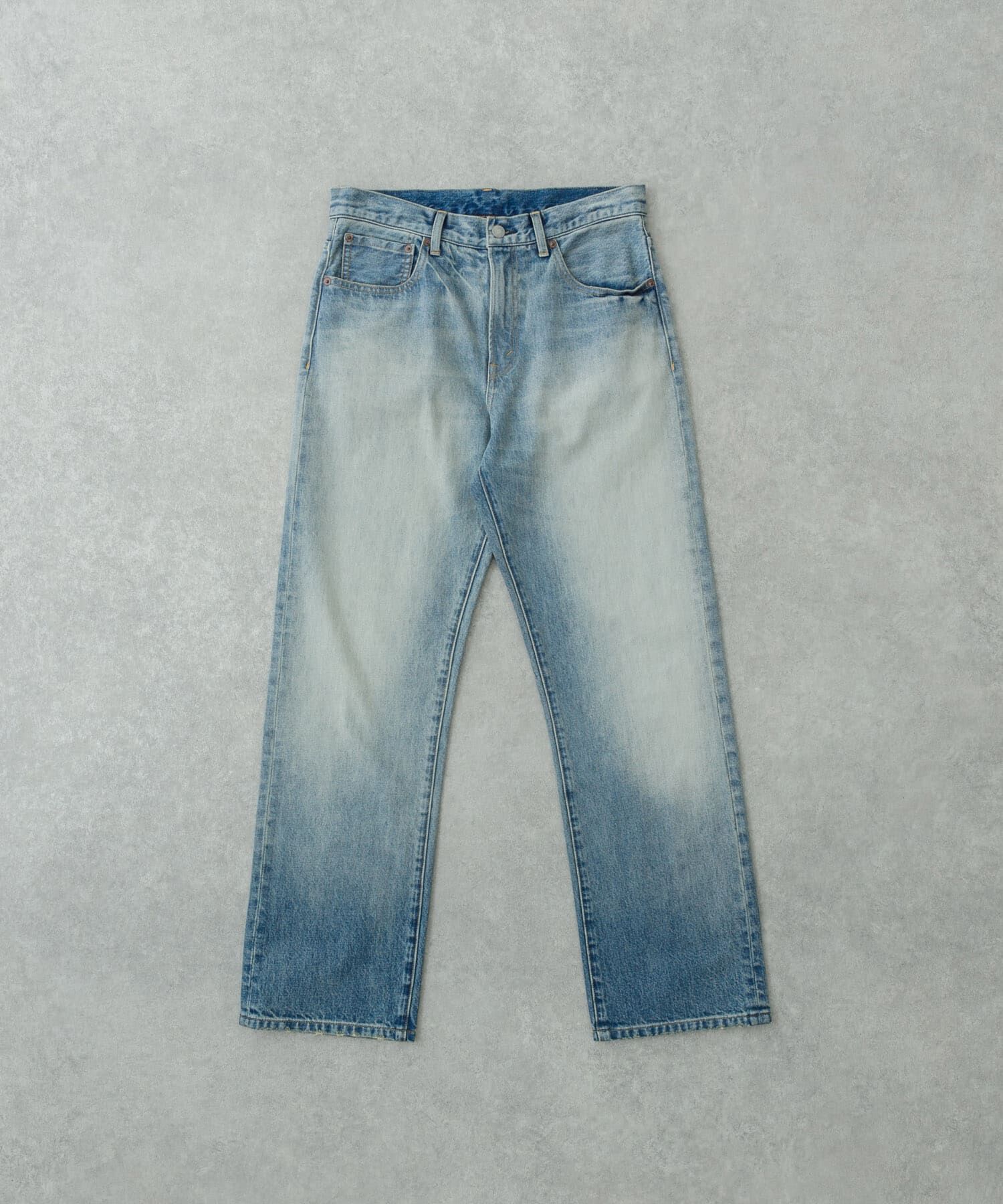 URBAN RESEARCH「13.5oz DENIM STRAIGHT PANTS」|デニム|ライトインディゴブル