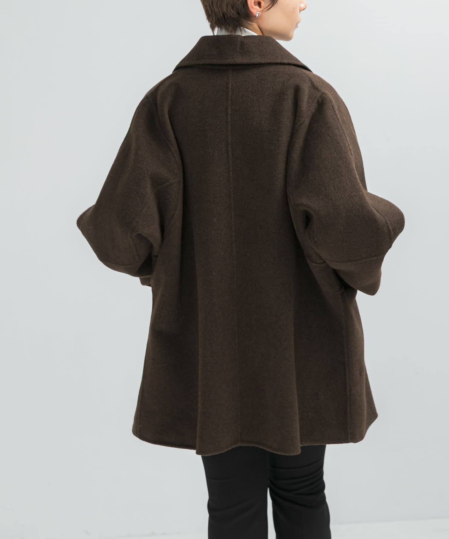 URBAN RESEARCH ROSSO「『一部別注カラー』YENN　DOUBLE FACE PEA COAT」|ピーコート|