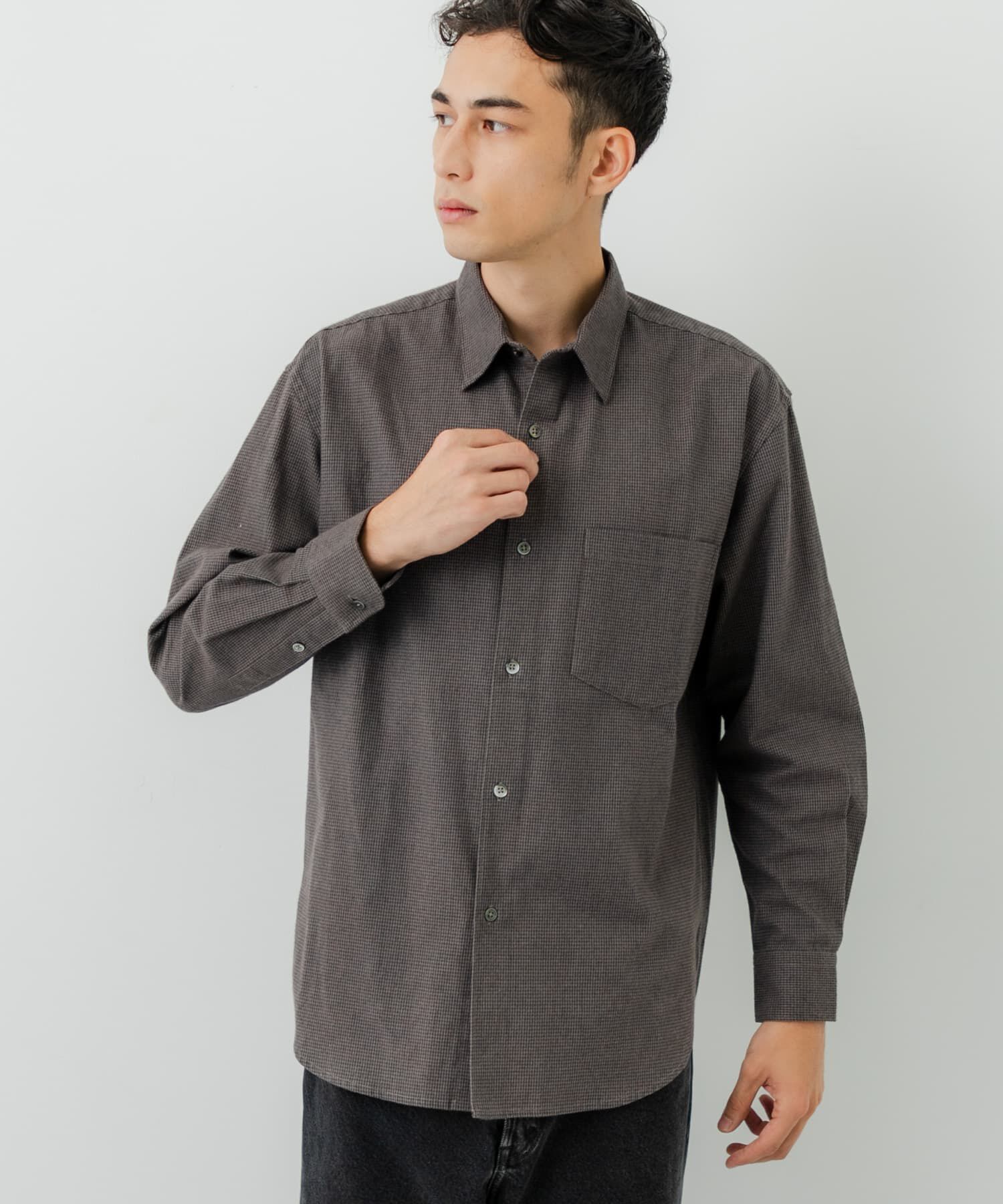 URBAN RESEARCH「『UR TECH』Brushed Cotton Shirts」|シャツ・ブラウス|