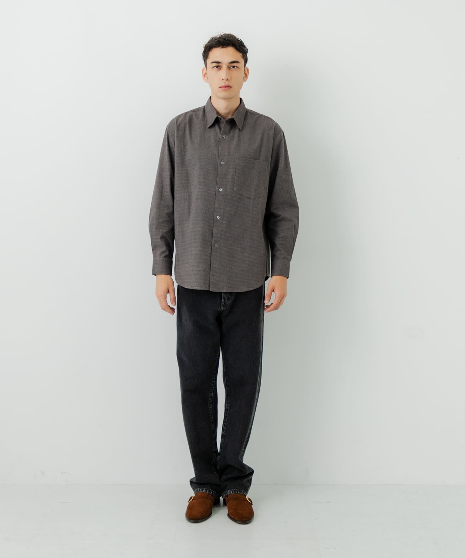URBAN RESEARCH「『UR TECH』Brushed Cotton Shirts」|シャツ・ブラウス|