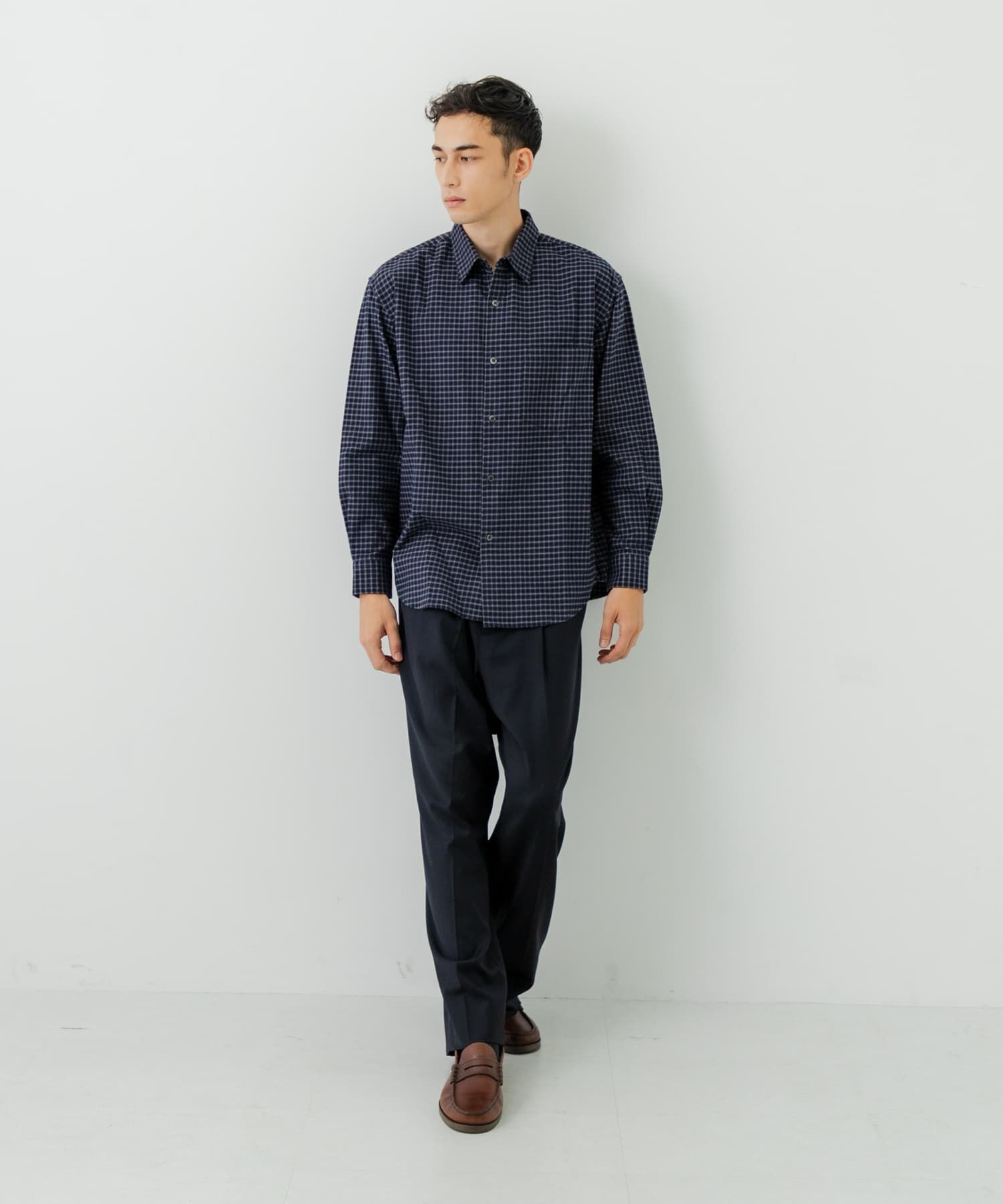 URBAN RESEARCH「『UR TECH』Brushed Cotton Shirts」|シャツ・ブラウス|