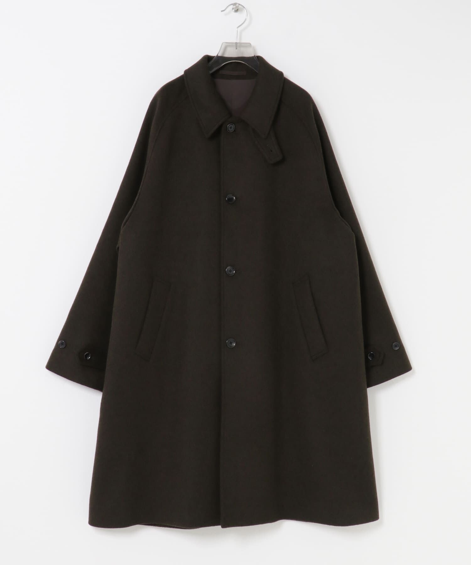 URBAN RESEARCH「WOOL BAL COLLAR COAT」|ステンカラーコート|