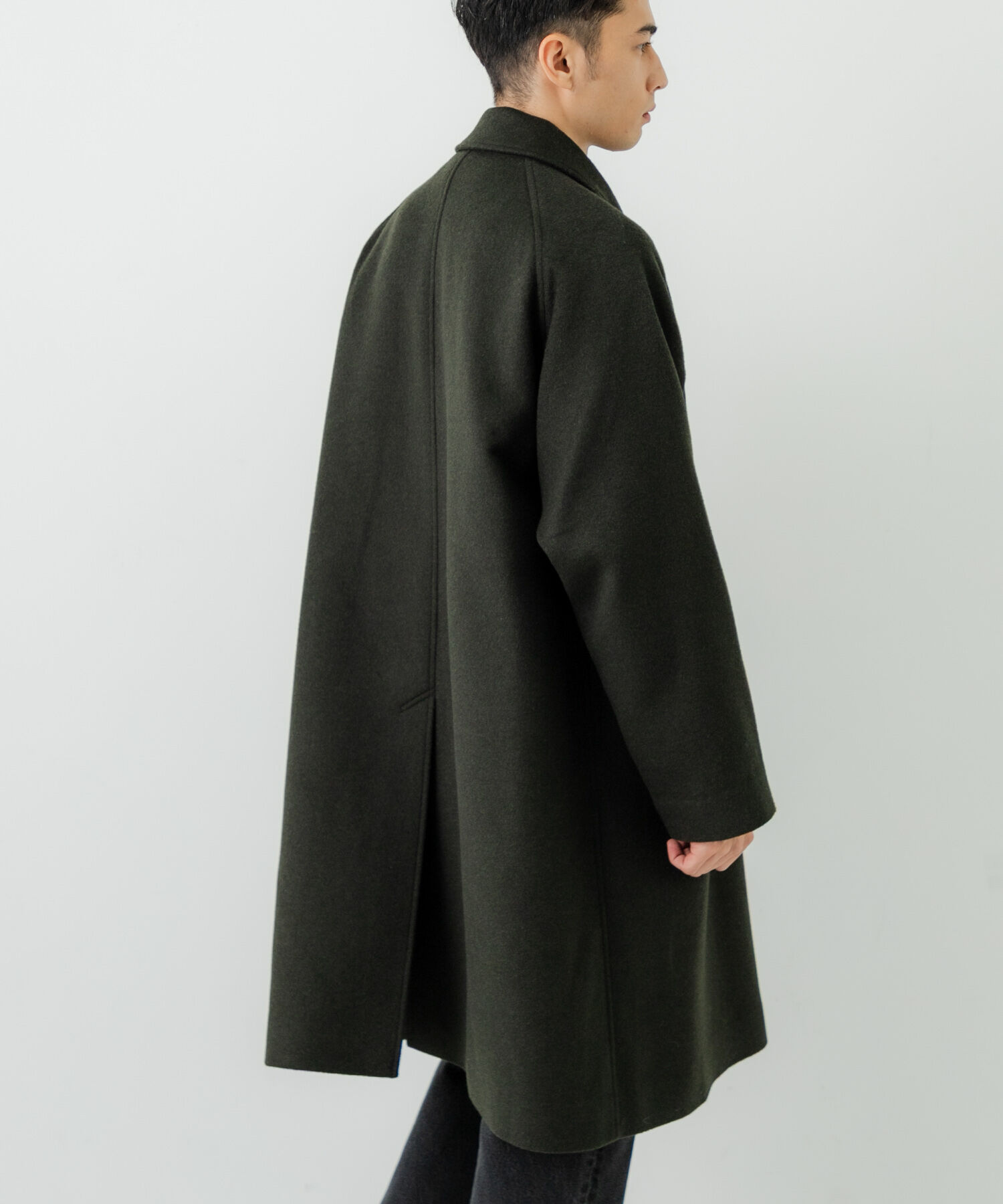 URBAN RESEARCH「WOOL BAL COLLAR COAT」|ステンカラーコート|