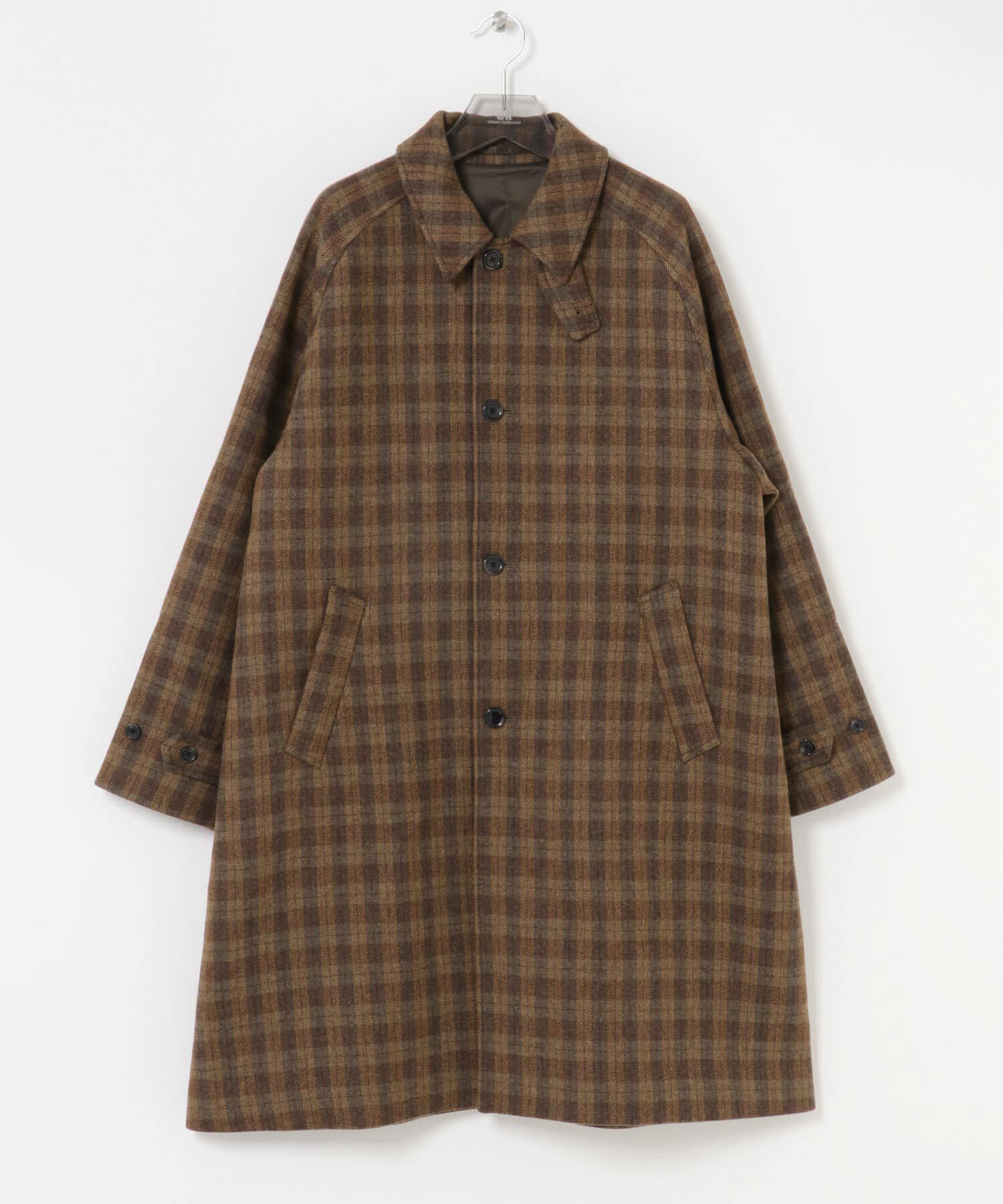 URBAN RESEARCH「WOOL BAL COLLAR COAT」|ステンカラーコート|