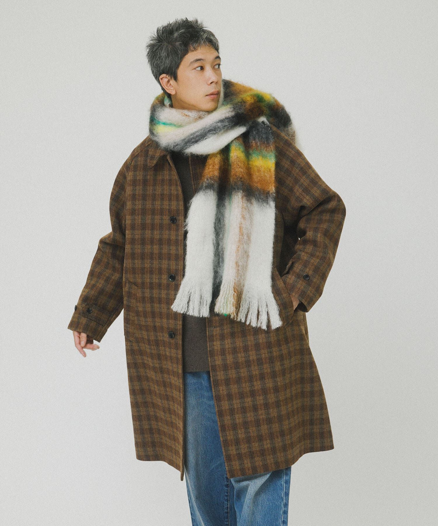 URBAN RESEARCH「WOOL BAL COLLAR COAT」|ステンカラーコート|