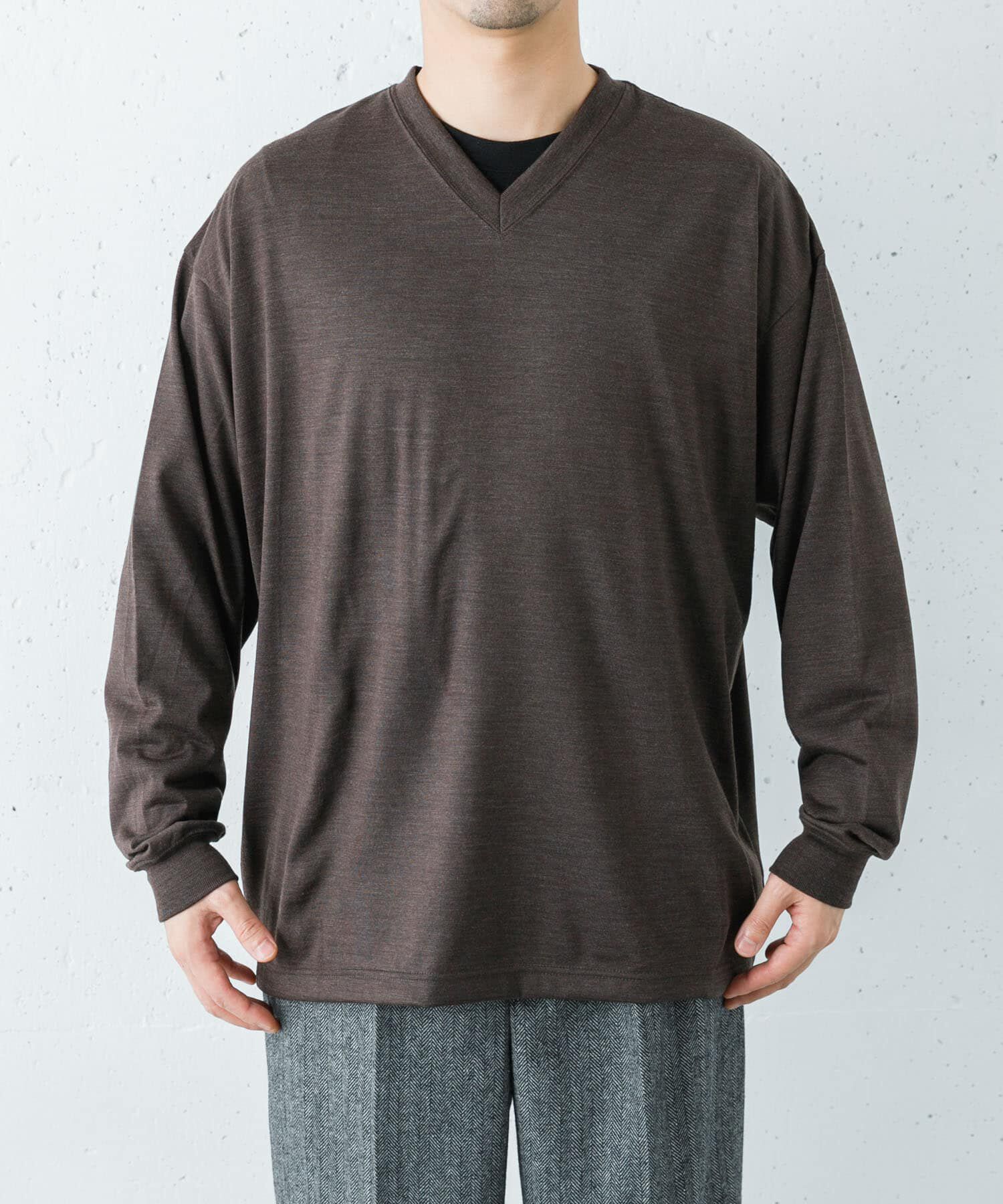 URBAN RESEARCH「new basic　WASHABLE MERINO WOOL V-NECK」|ニット・セーター|