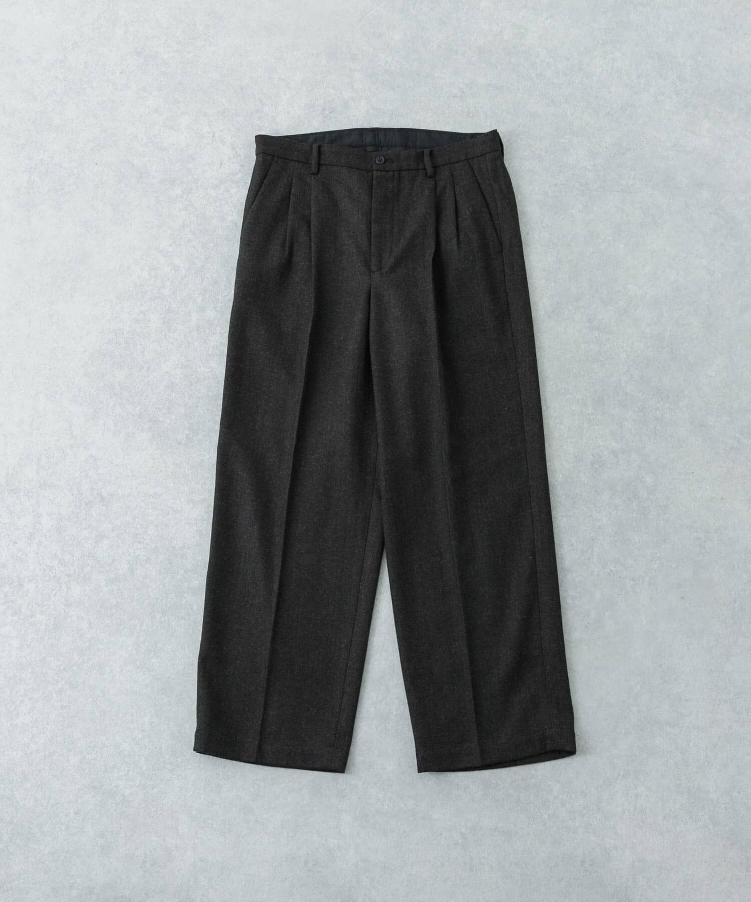 URBAN RESEARCH「ヘリンボーンワイドスラックス」|その他|ブラウン