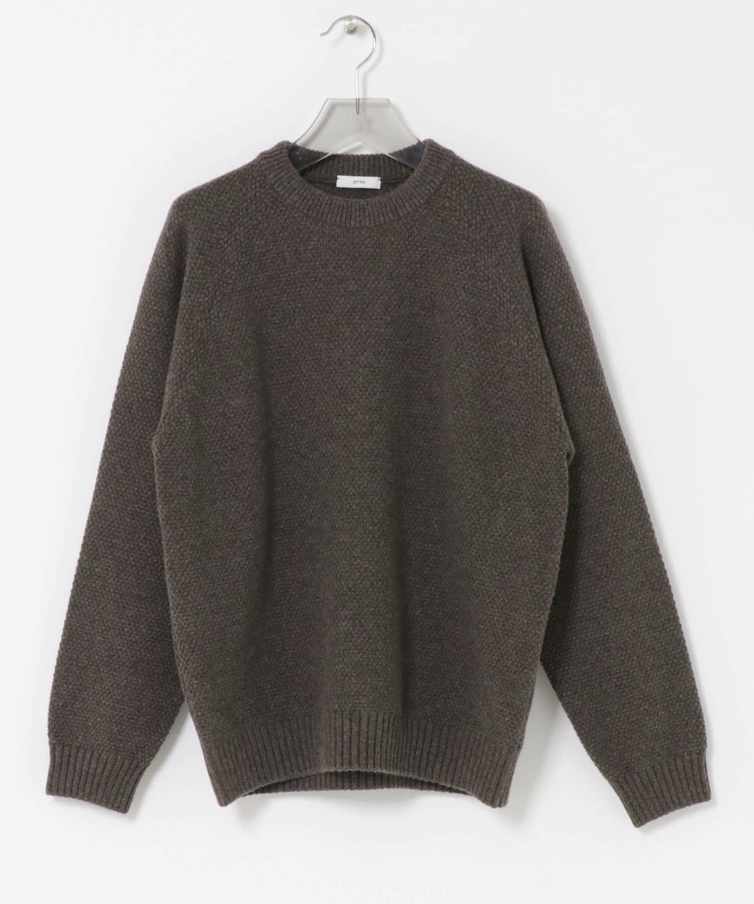 URBAN RESEARCH「ATON　LAMBS WOOL C/N SWEATER」|ニット・セーター|