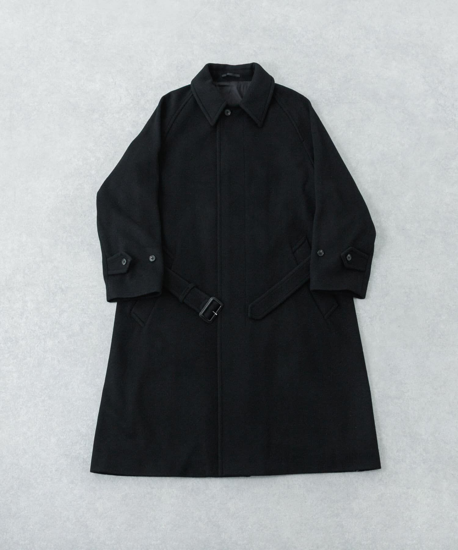 URBAN RESEARCH「WOOL BEAVER BELTED COAT」|ステンカラーコート|