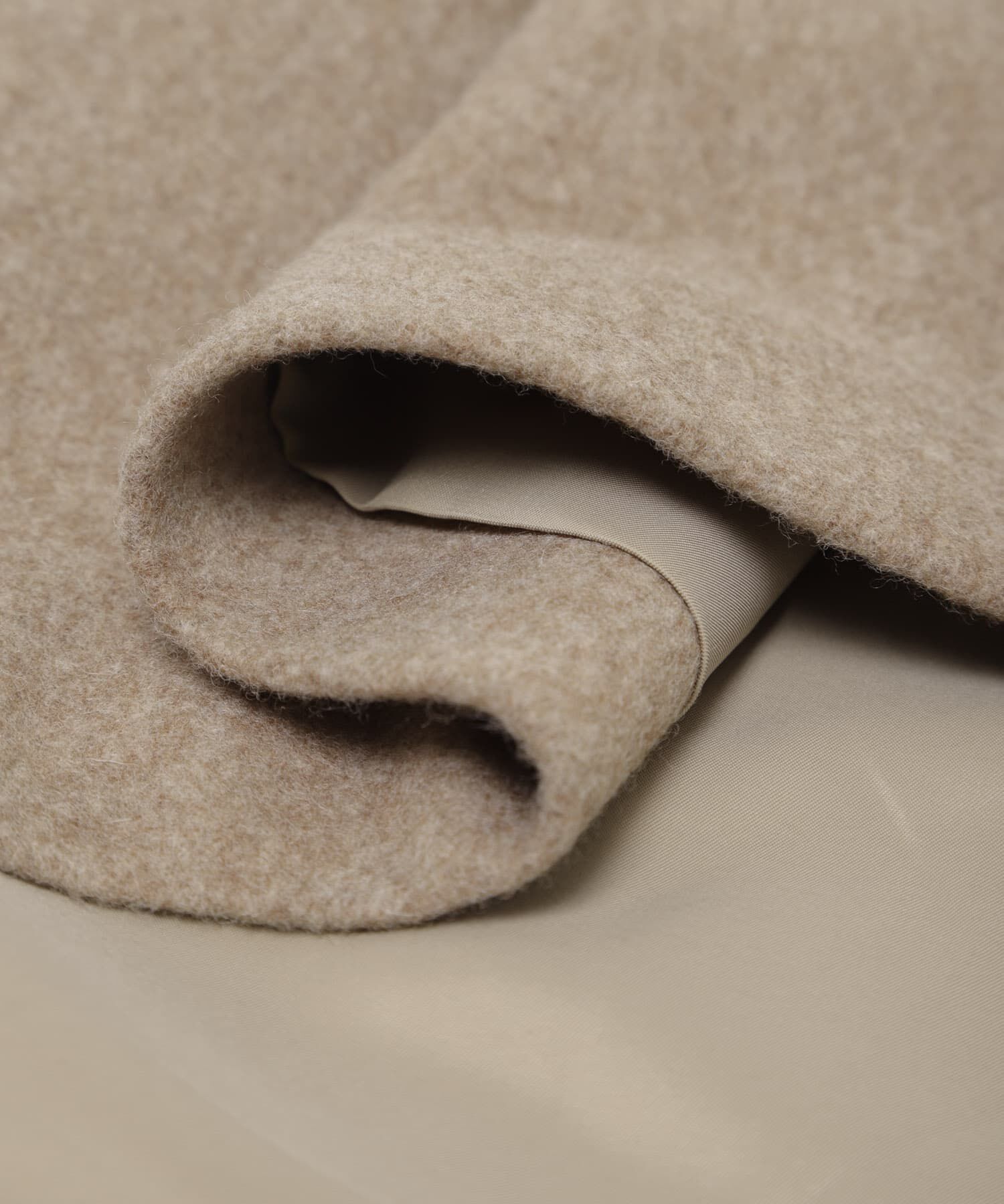 URBAN RESEARCH「WOOL BEAVER BELTED COAT」|ステンカラーコート|