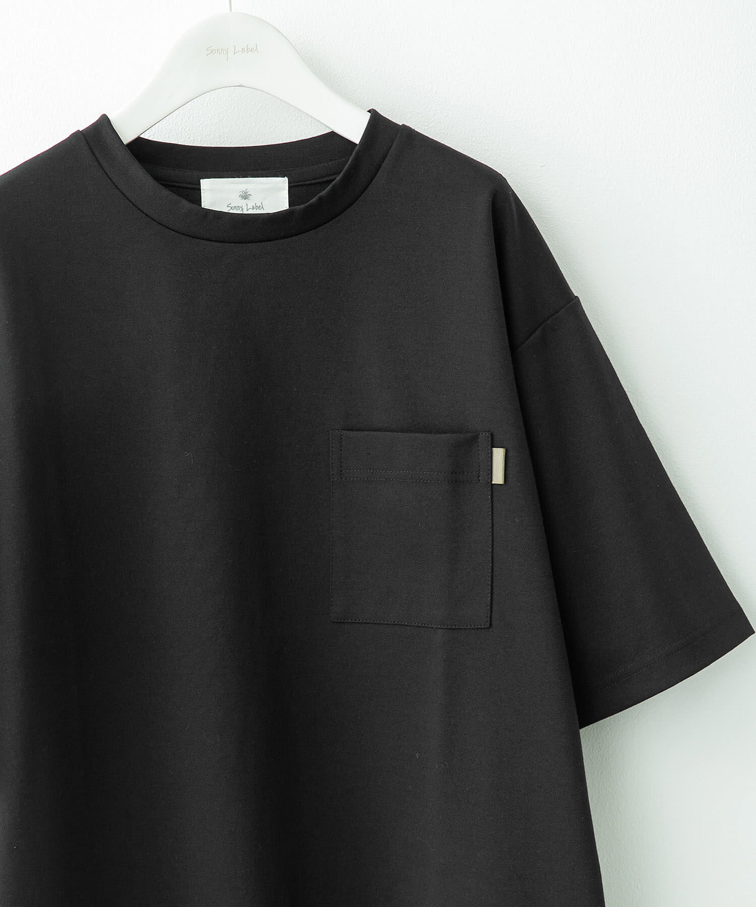 Sonny Label 「ポンチポケット付ショートスリーブTシャツ」|Tシャツ・カットソー|ブラック
