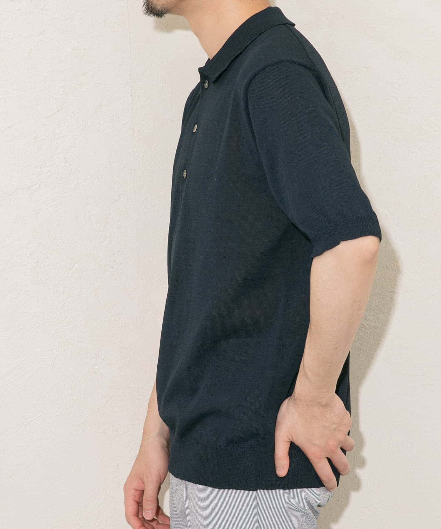 URBAN RESEARCH ROSSO「『UR TECH』AIRDRY半袖ニットポロ」|ポロシャツ|