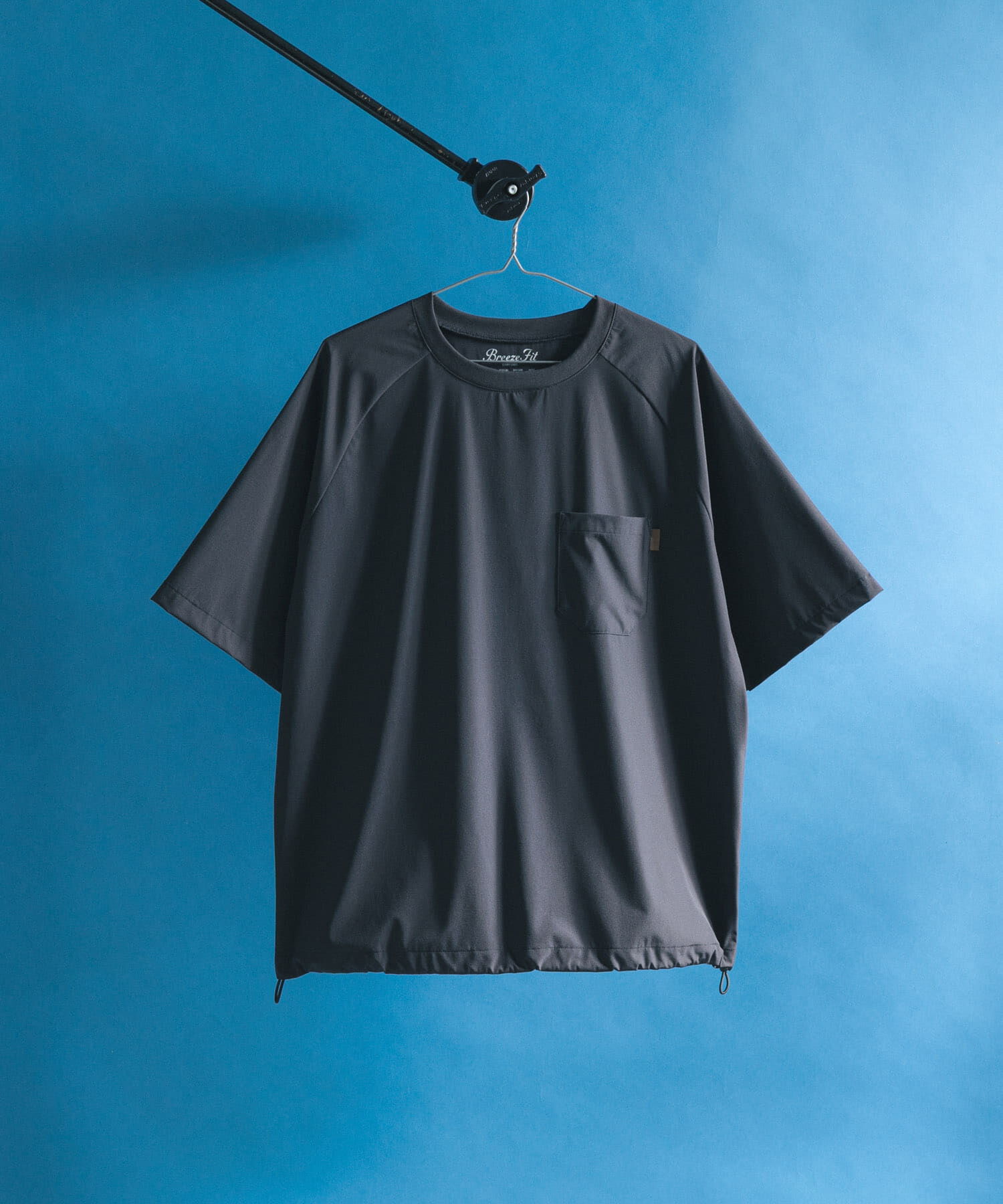 Sonny Label 「『接触冷感』『速乾』BREEZE FIT クルーネックTシャツ」|Tシャツ・カットソー|チャコールグレー
