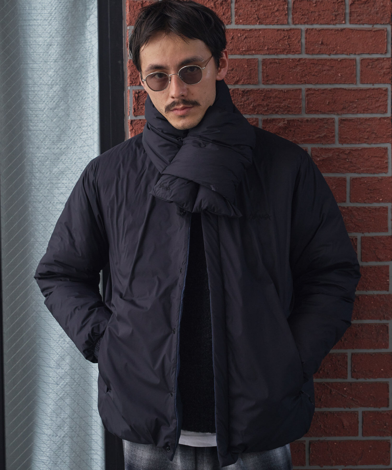 URBAN RESEARCH DOORS「『別注』NANGA&times;DOORS　DOWN MUFFLER 26AW」|マフラー|