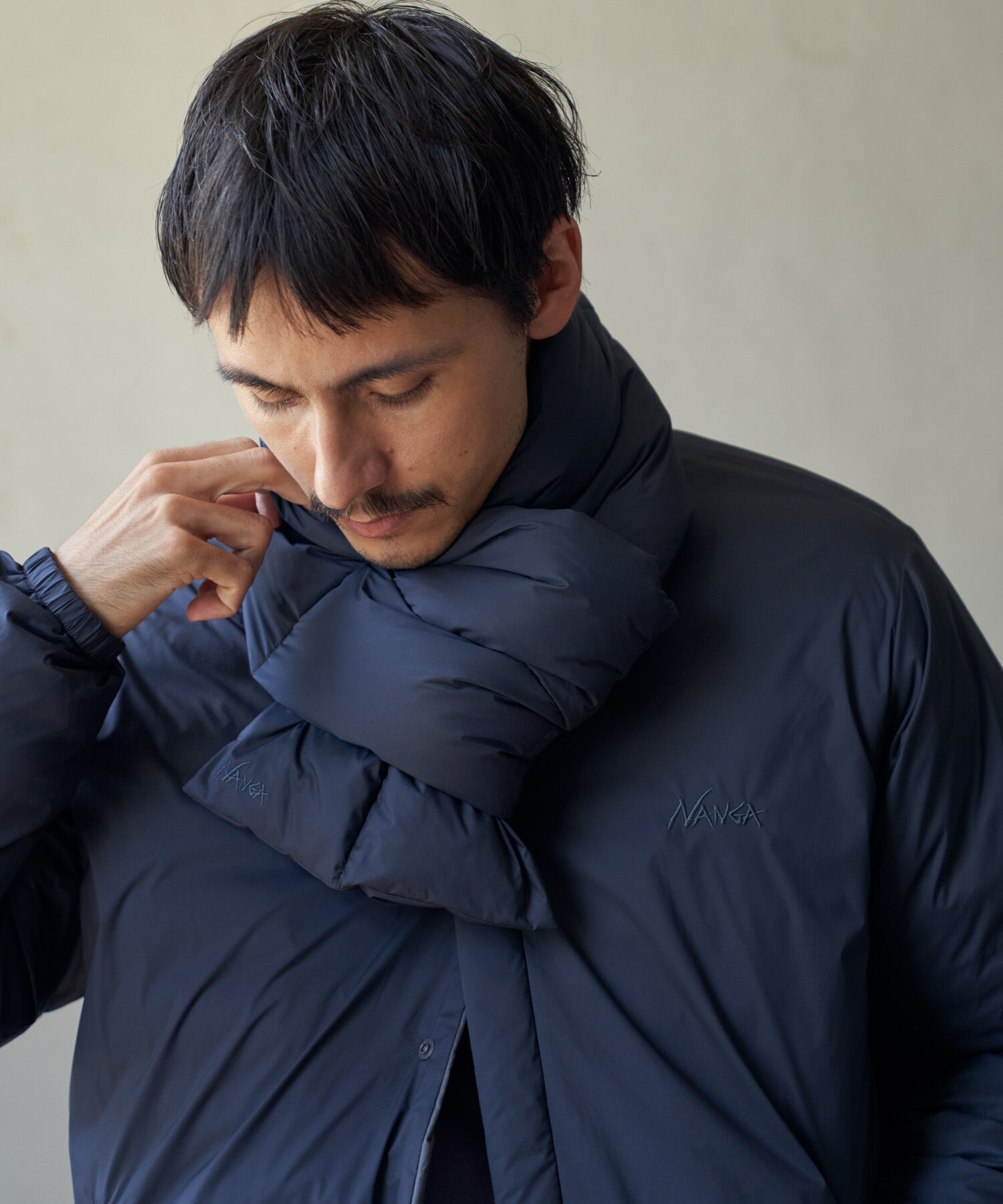 URBAN RESEARCH DOORS「『別注』NANGA&times;DOORS　DOWN MUFFLER 26AW」|マフラー|