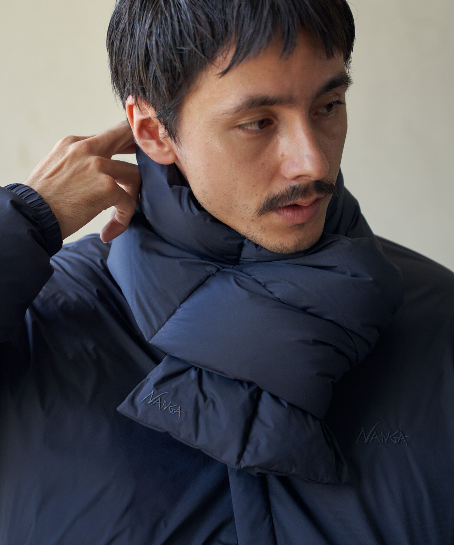 URBAN RESEARCH DOORS「『別注』NANGA&times;DOORS　DOWN MUFFLER 26AW」|マフラー|