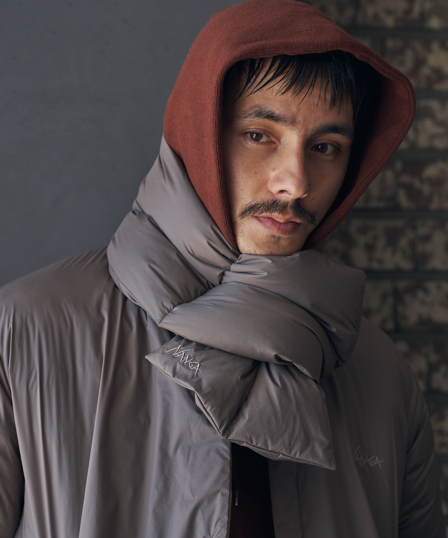 URBAN RESEARCH DOORS「『別注』NANGA&times;DOORS　DOWN MUFFLER 26AW」|マフラー|