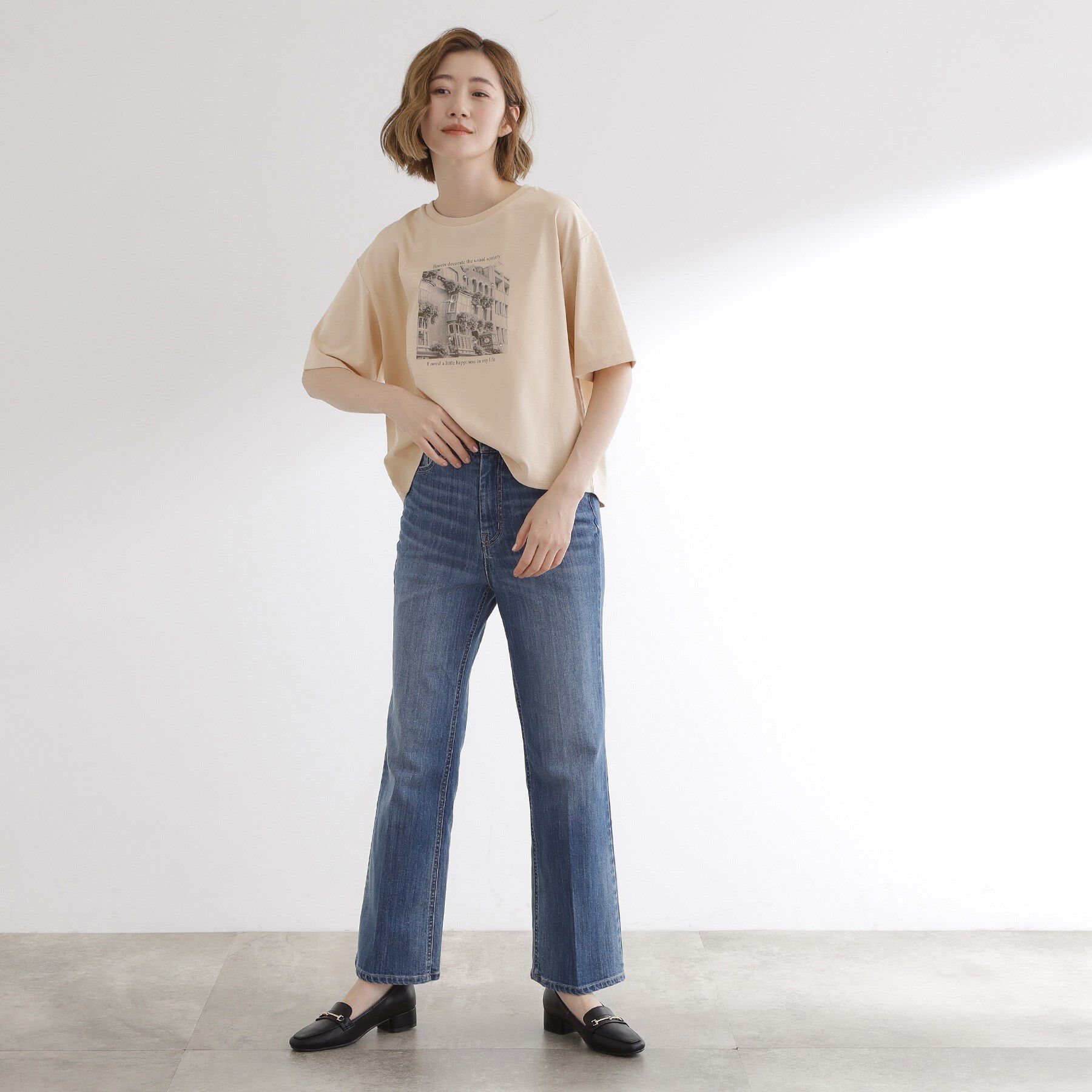 grove「夏に映える　大人のクロップドTシャツ」|Tシャツ・カットソー|