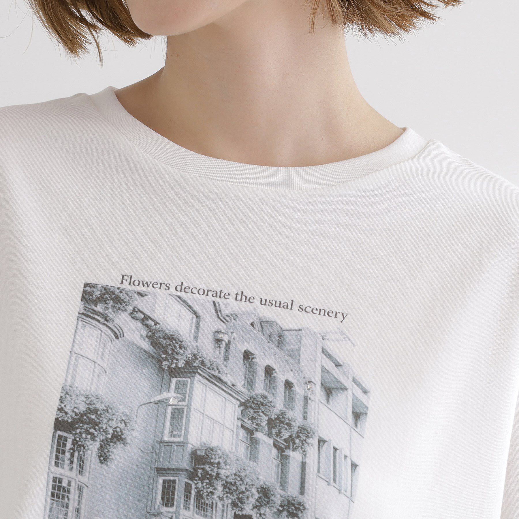grove「夏に映える　大人のクロップドTシャツ」|Tシャツ・カットソー|