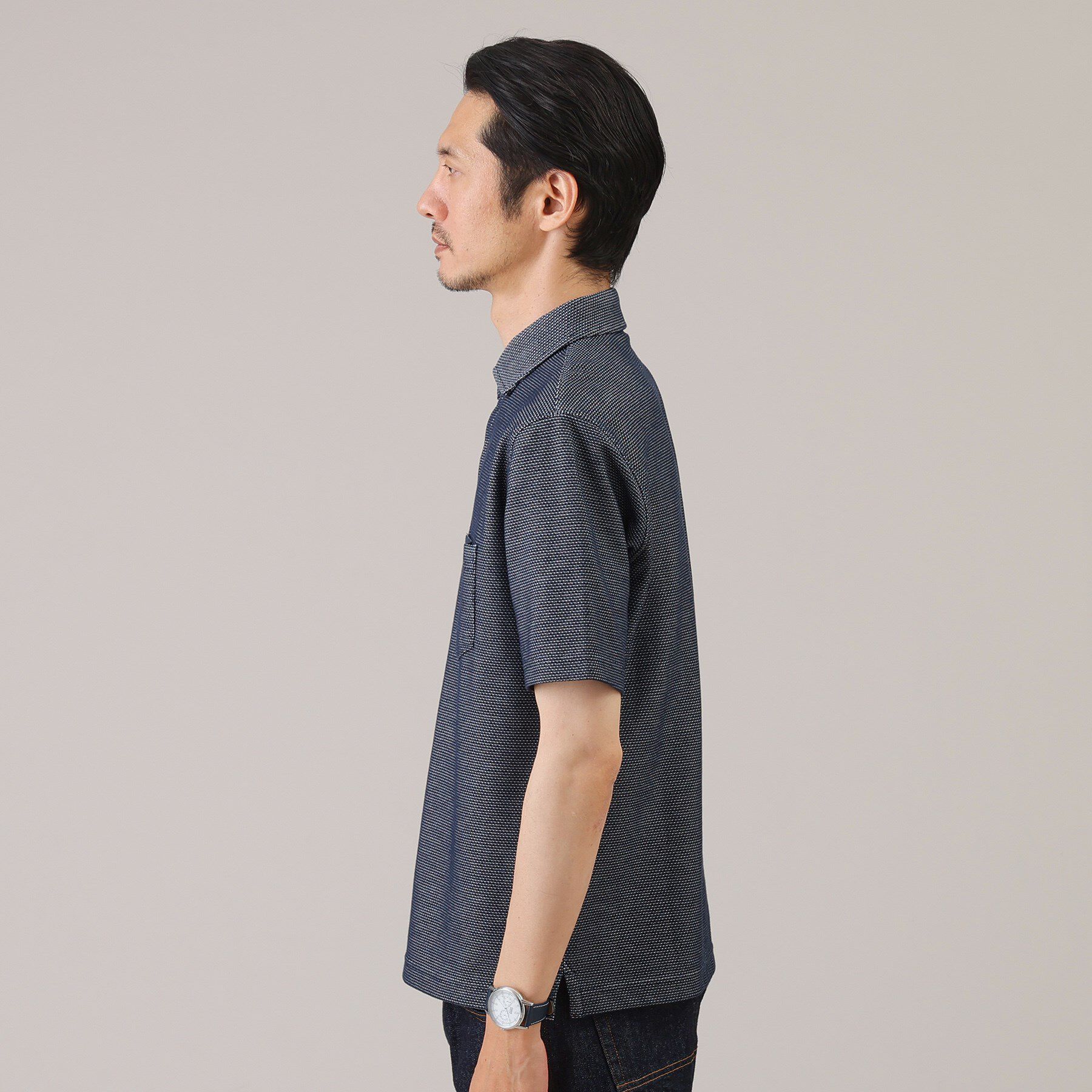TAKEO KIKUCHI「【抗菌防臭／9色5サイズ展開】ハニカムメランジ ポロシャツ」|ポロシャツ|