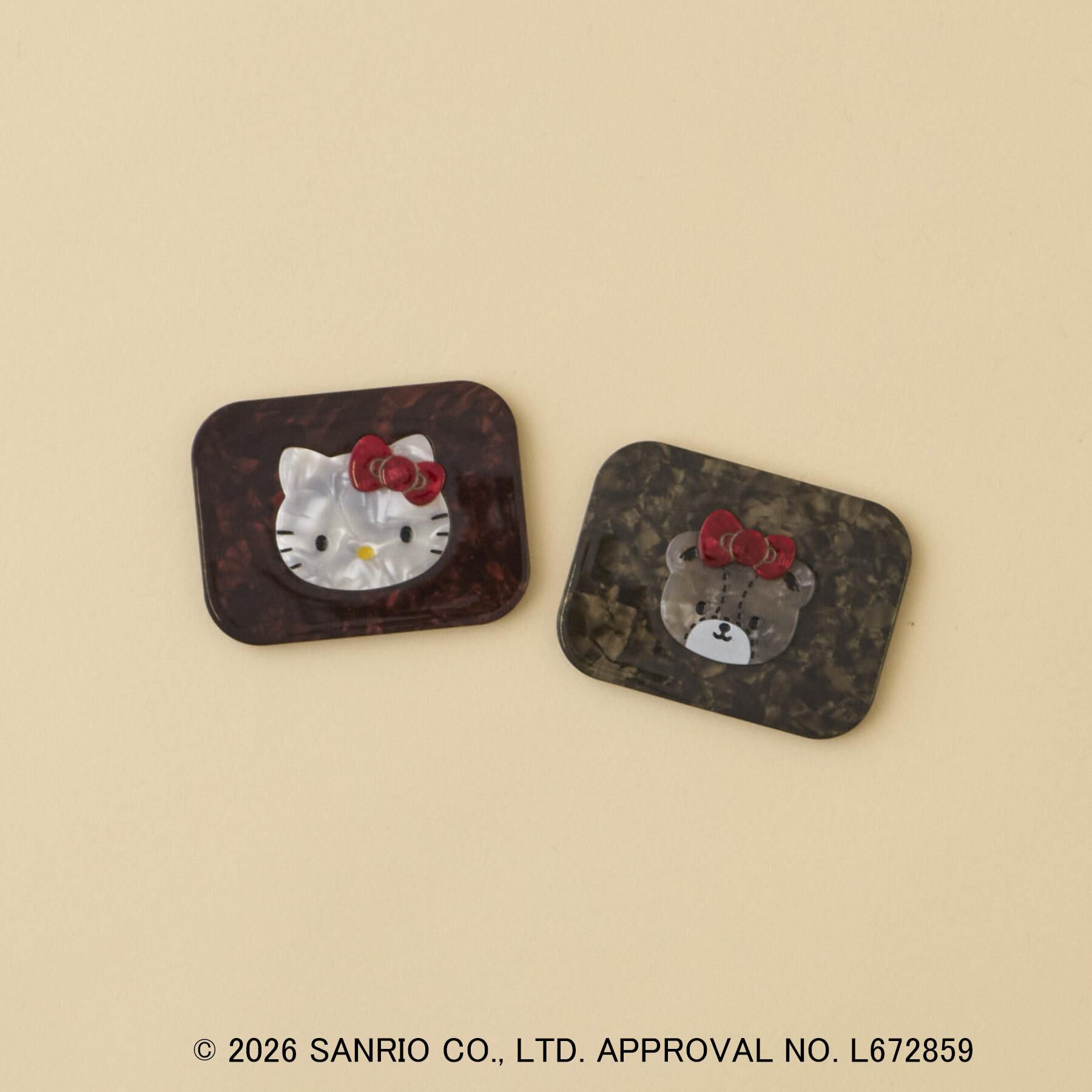 OPAQUE.CLIP「◆【HELLO KITTY＆TINY CHUM】シェル調フェイスモチーフミラー」|その他|