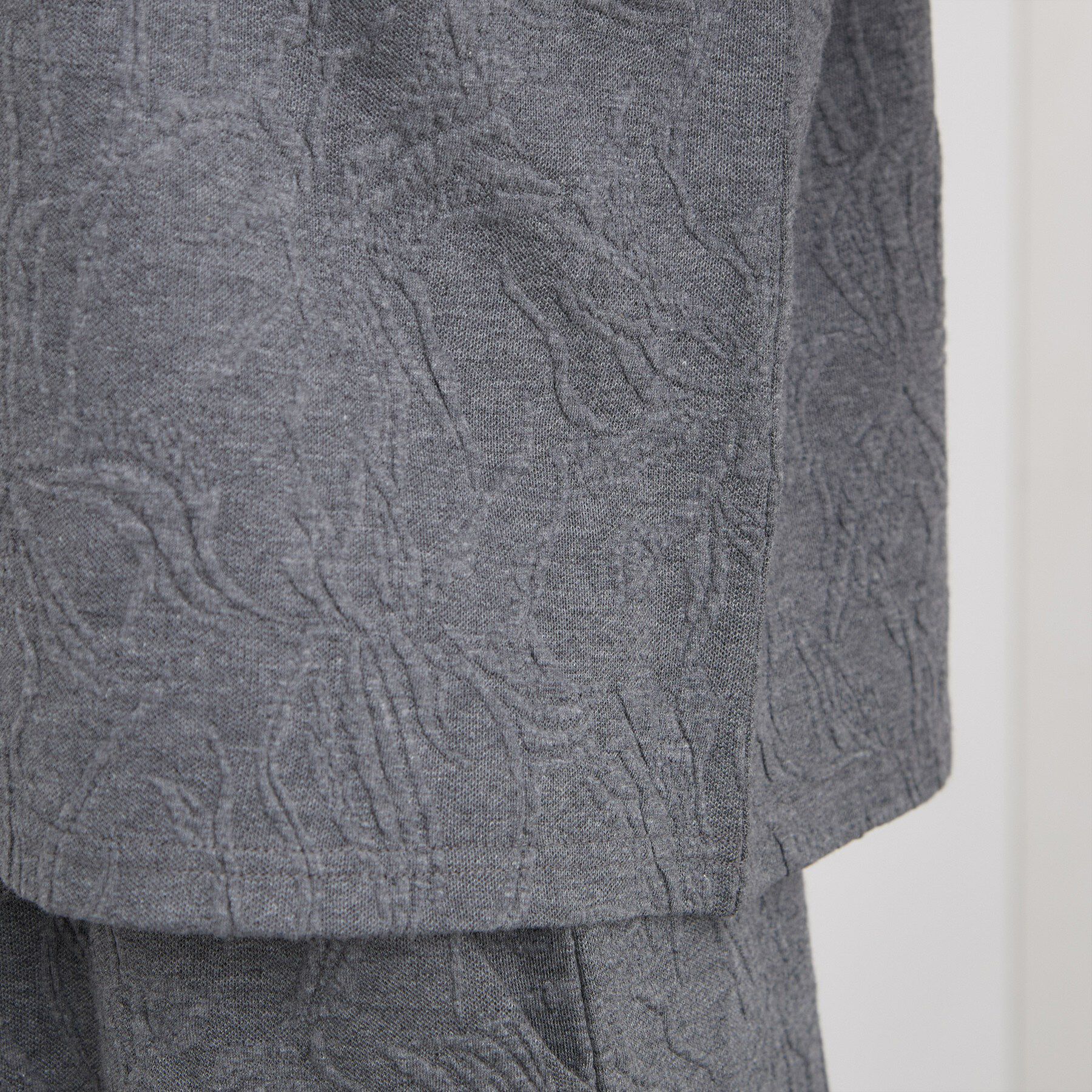 OPAQUE.CLIP「ふくれジャカードプルオーバー／セットアップ可【洗濯機OK】」|Tシャツ・カットソー|