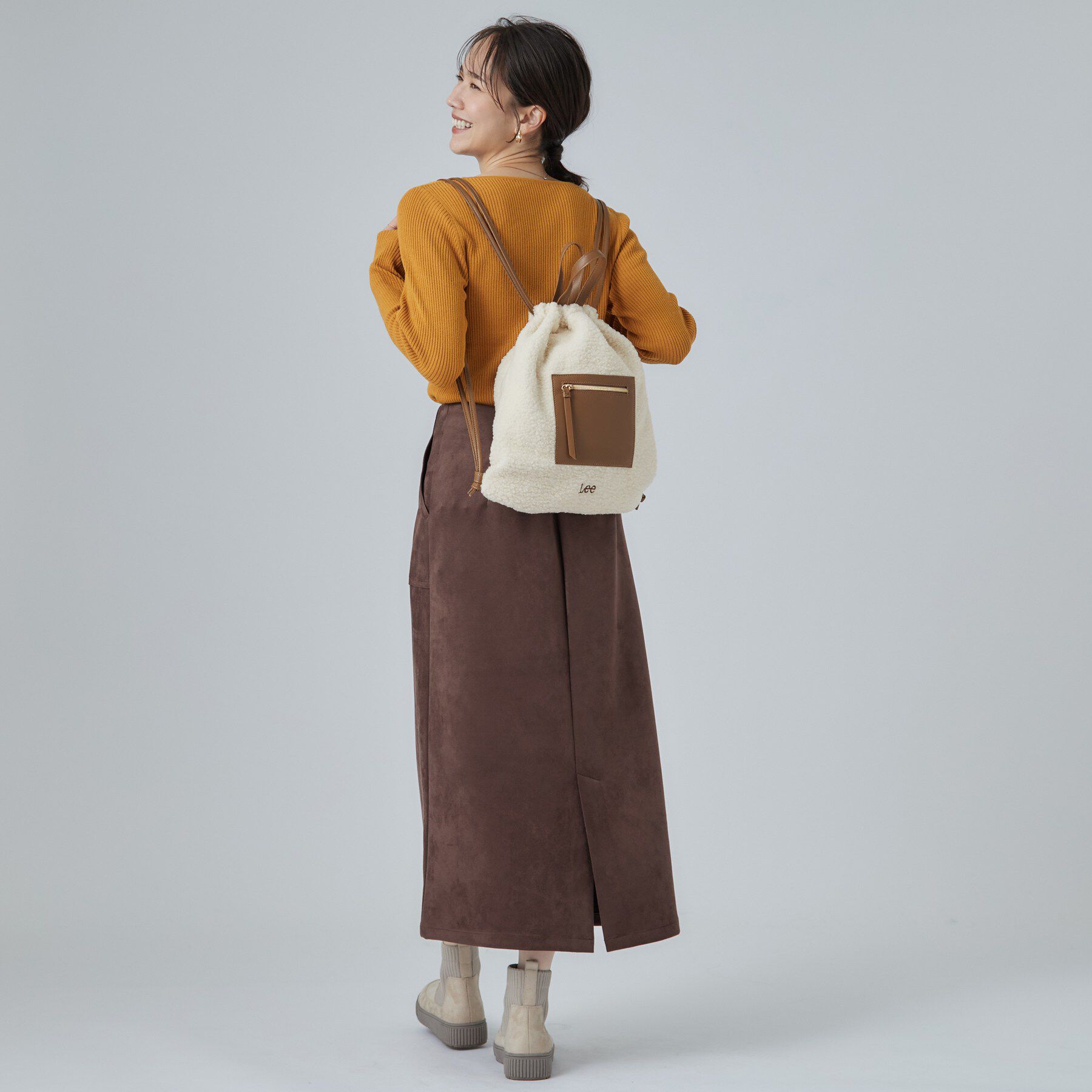 SHOO･LA･RUE「【Lee別注】ボアナップサック」|リュック|