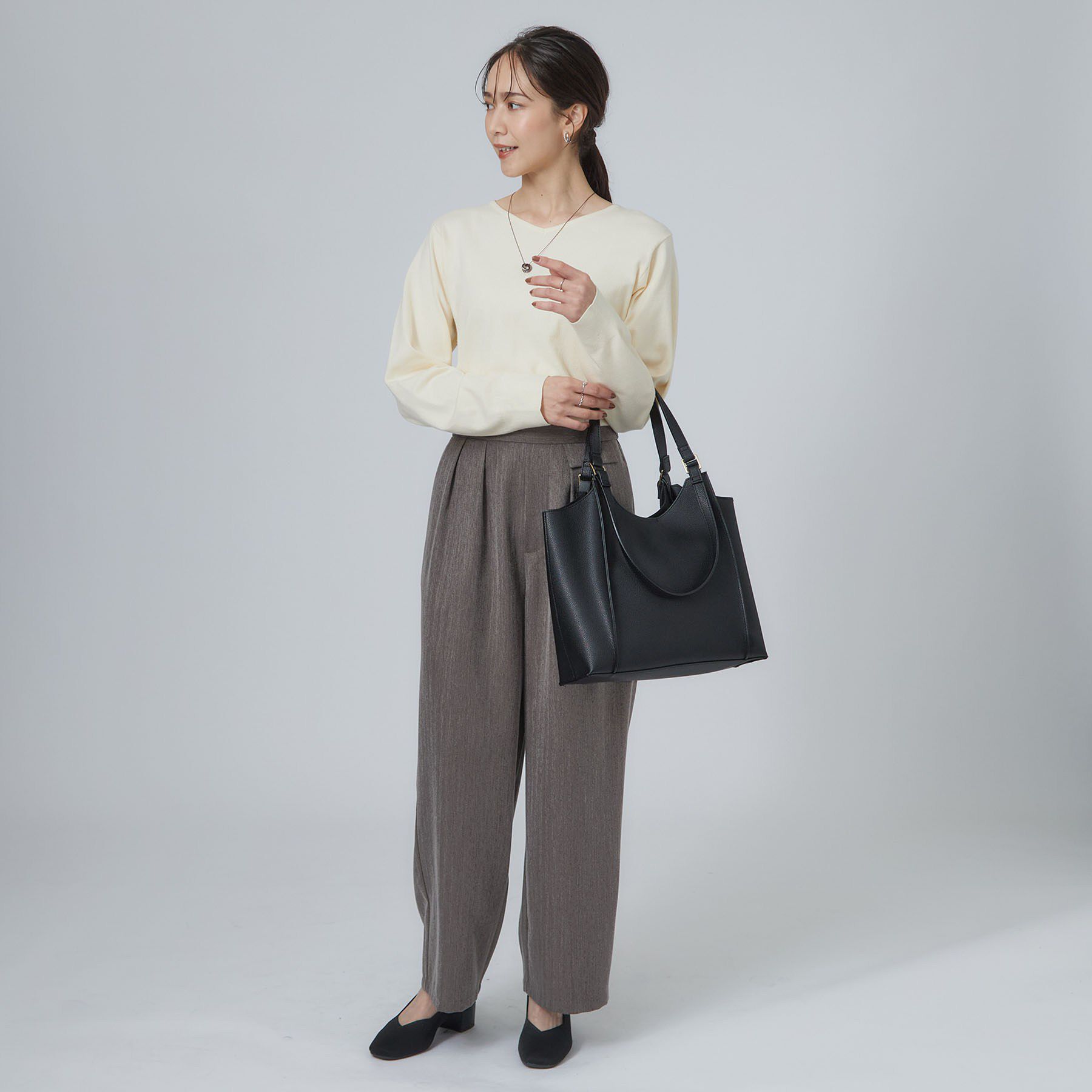 SHOO･LA･RUE「【2WAY】切替デザイントートバッグ」|トートバッグ|