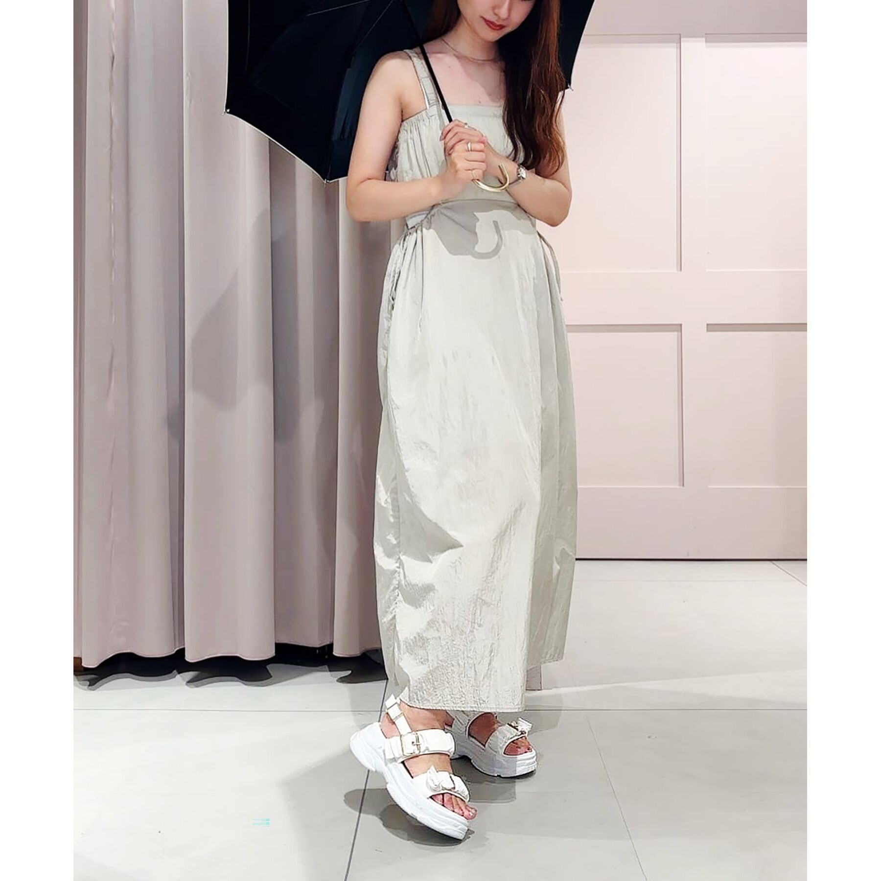 csT&P「厚底クシュクシュベルトスポサン」|サンダル|