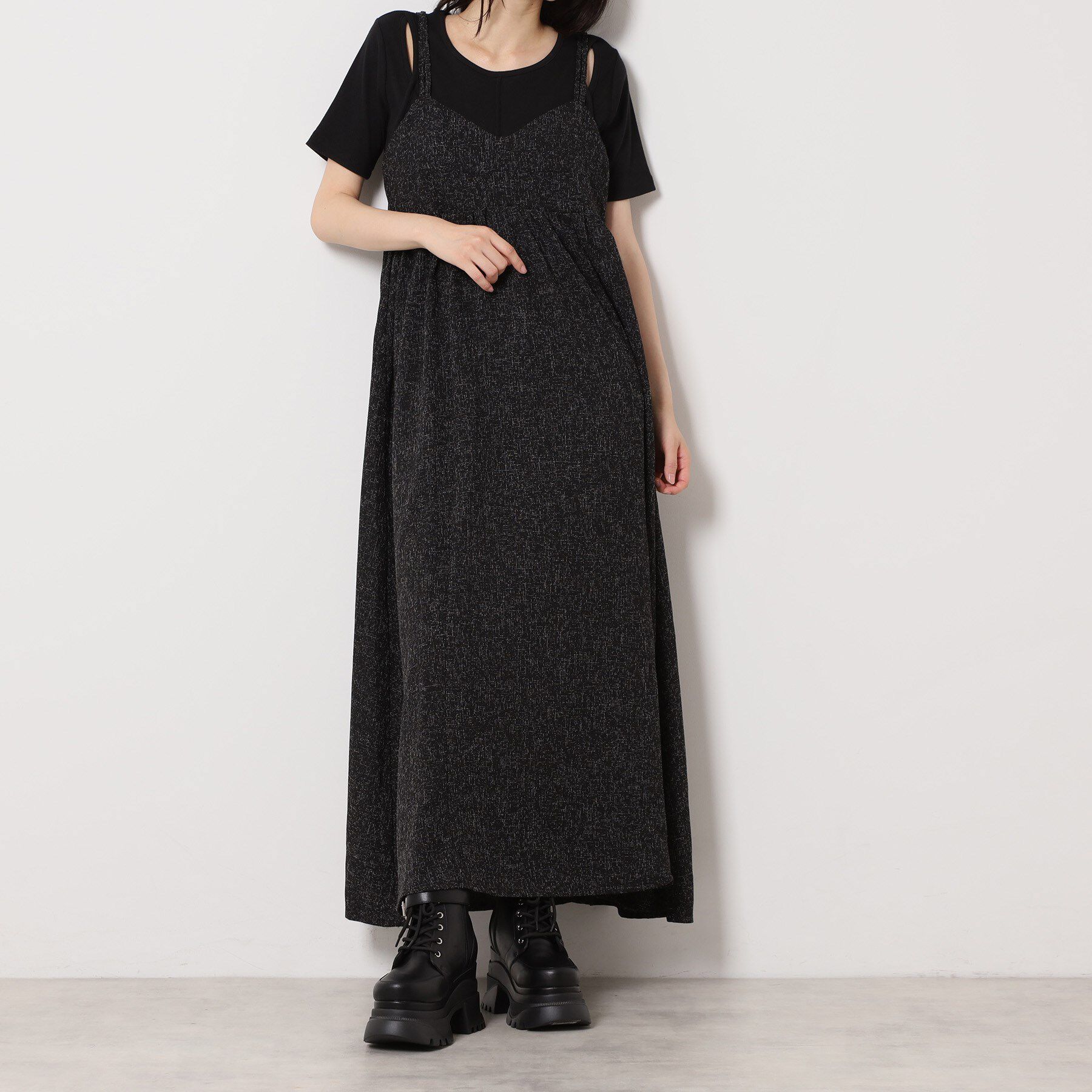ESPERANZA「レースアップバックル厚底ブーツ」|ショートブーツ|