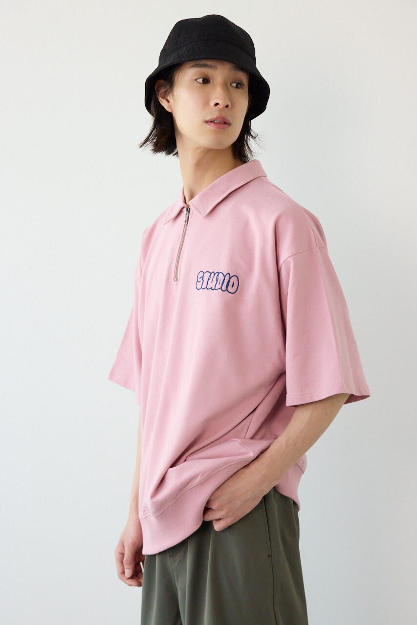 RODEO CROWNS「ライトスウェットZIPポロシャツ」|Tシャツ・カットソー|