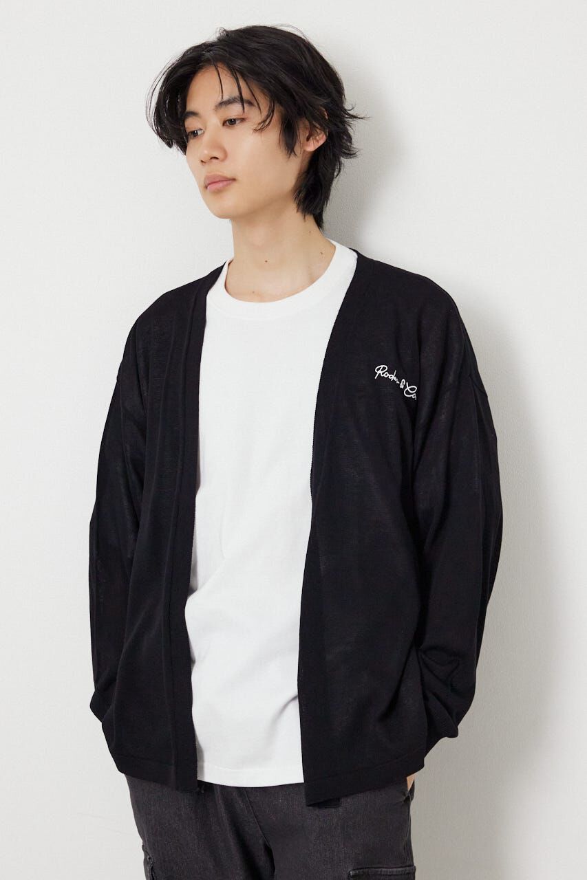 RODEO CROWNS「ロープロゴニットトッパー」|カーディガン|