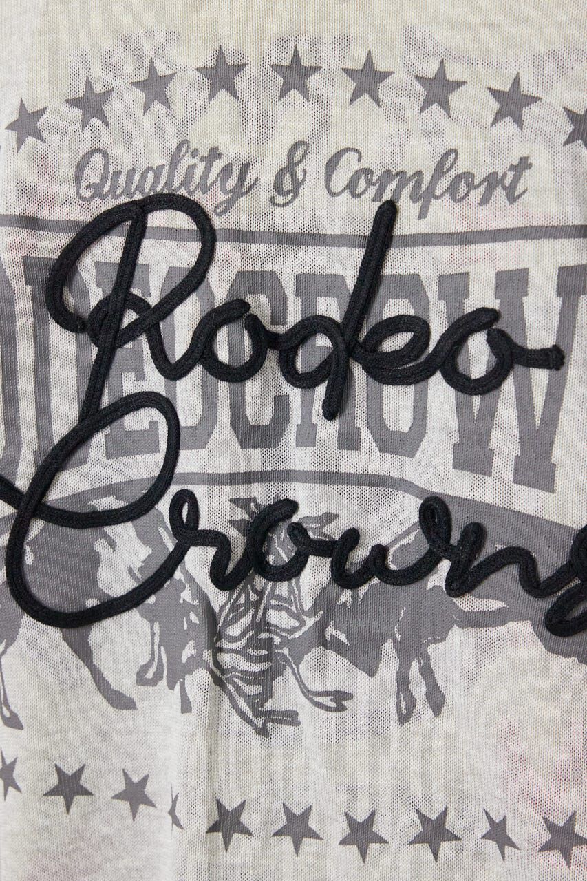 RODEO CROWNS「ロープロゴニットトッパー」|カーディガン|