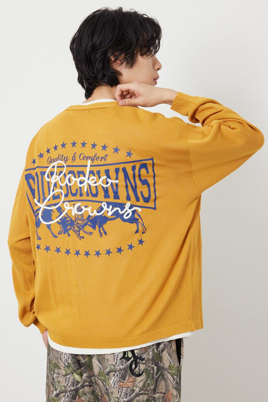 RODEO CROWNS「ロープロゴニットトッパー」|カーディガン|