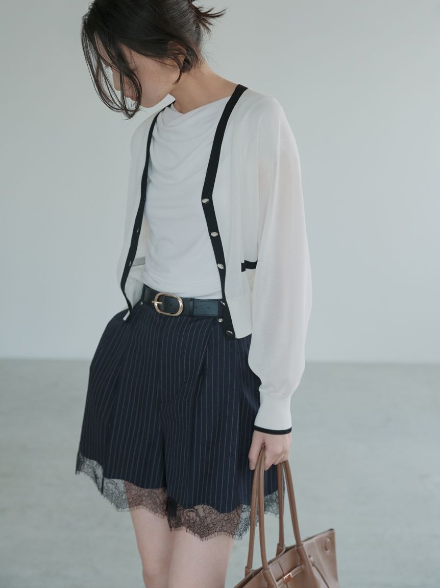 FRAY I.D「レーストリムショートパンツ」|その他|NVY