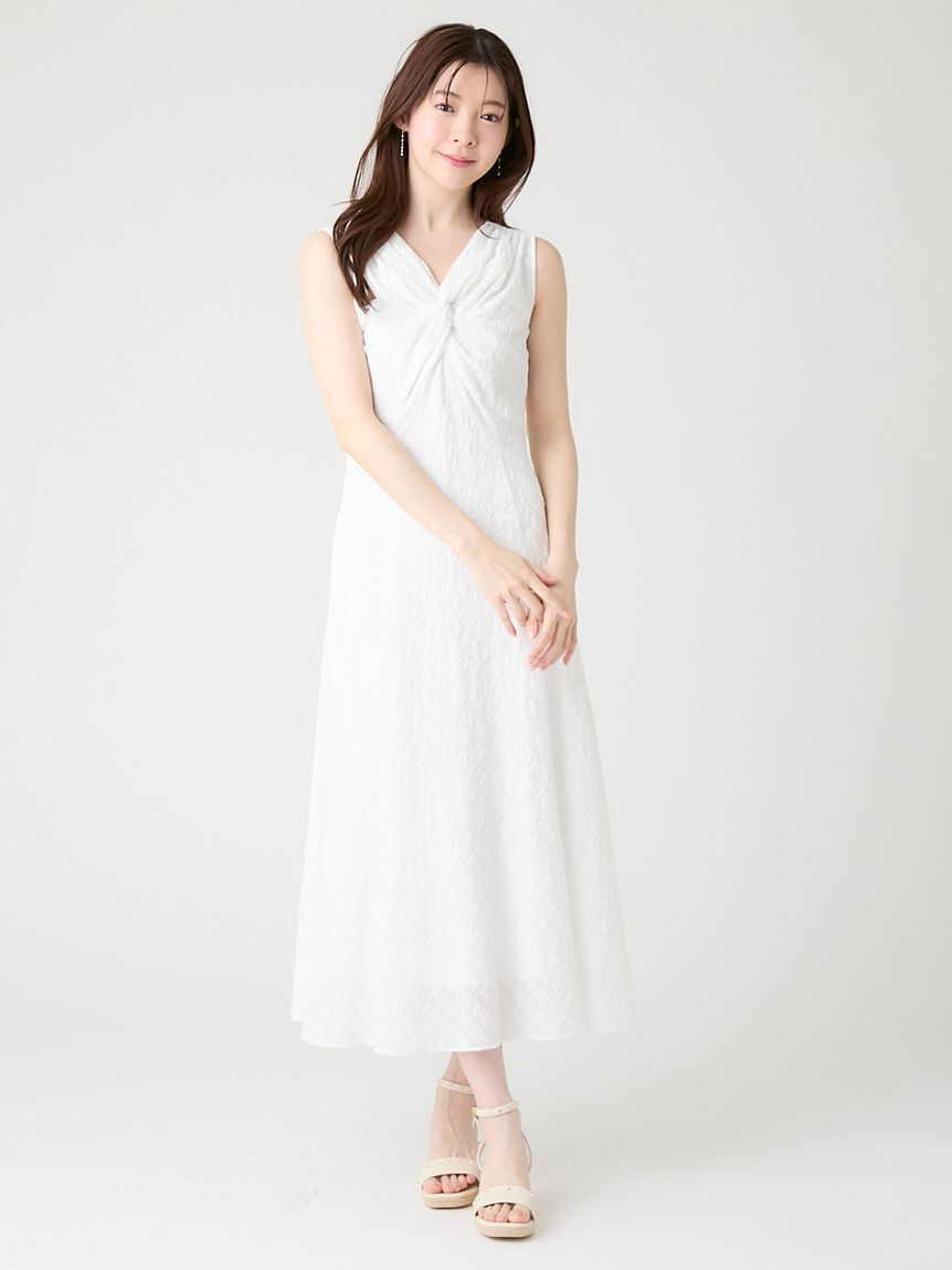 CELFORD「【洗える】【接触冷感】ツイストデザインワンピース」|ワンピース|OWHT