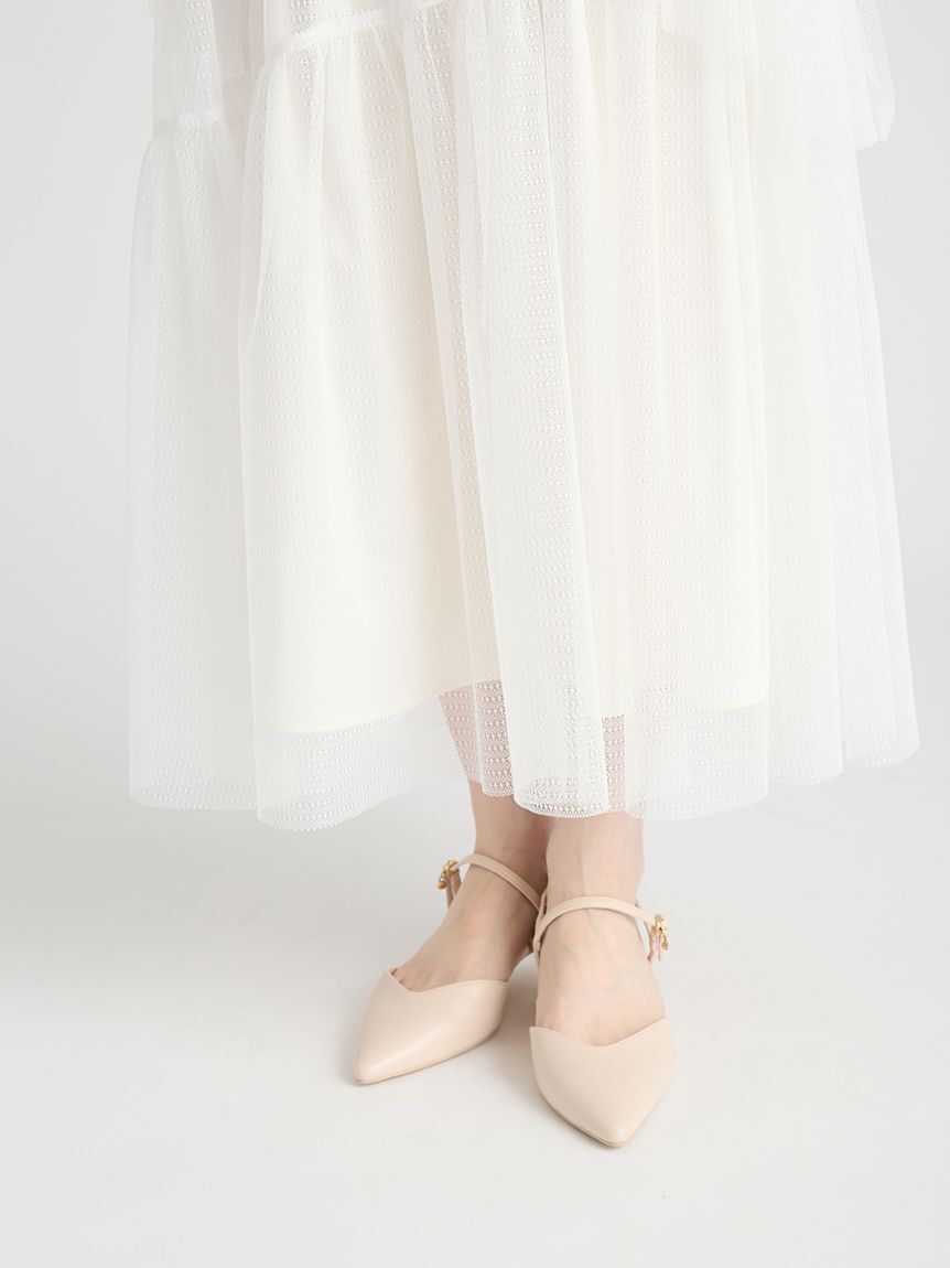 CELFORD「【洗える】ニットドッキングラッフルワンピース」|ワンピース|