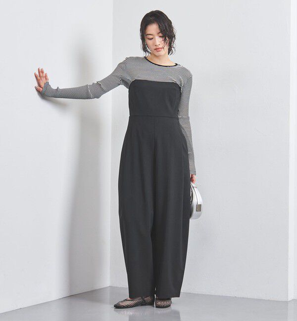 UNITED ARROWS「キャミ オールインワン」|オールインワン|BLACK