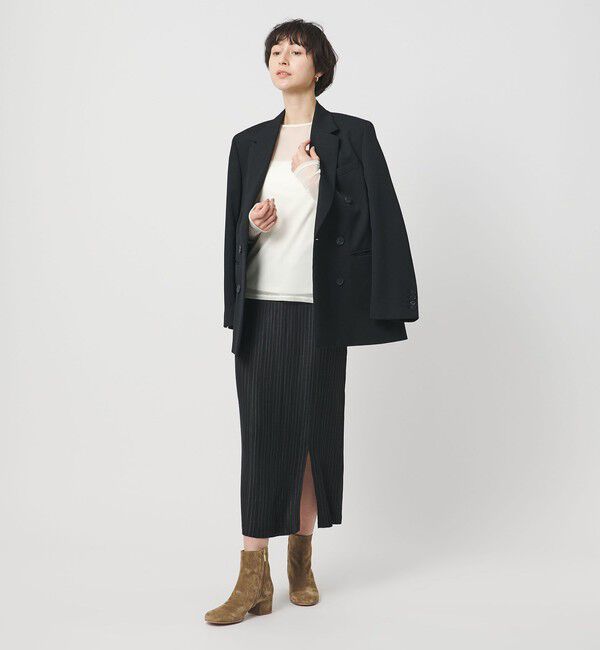 UNITED ARROWS「チュール ジャージー カットソー」|Tシャツ・カットソー|