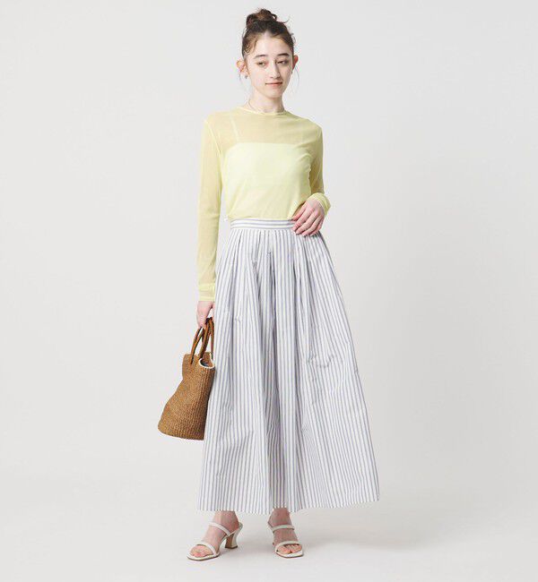 UNITED ARROWS「チュール ジャージー カットソー」|Tシャツ・カットソー|