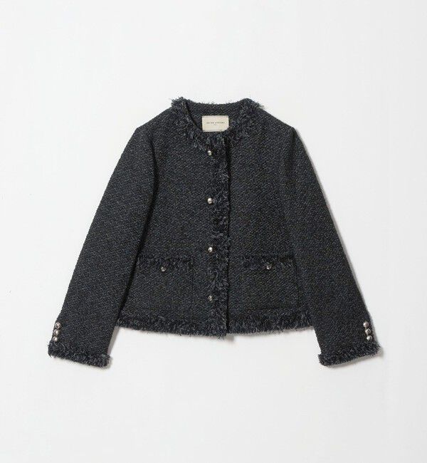 UNITED ARROWS「ツイード ノーカラー ジャケット」|ノーカラージャケット|その他9