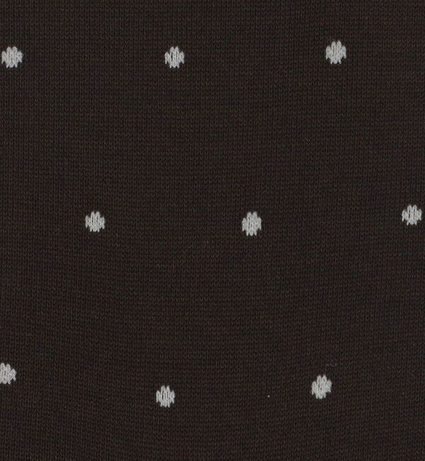 UNITED ARROWS green label relaxing「シルケット ドット ドレスソックス」|ソックス|