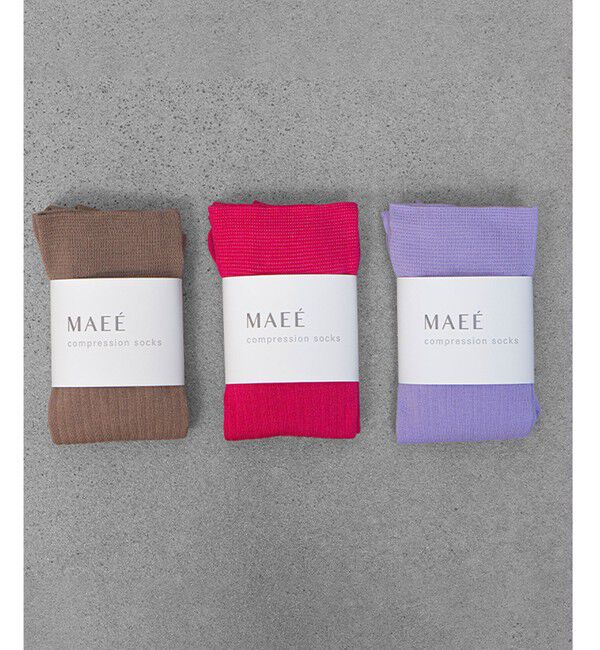 UNITED ARROWS green label relaxing「＜MAEE＞コンプレッションソックス（コットンリブ）/ 着圧ソックス / 靴下」|ソックス|