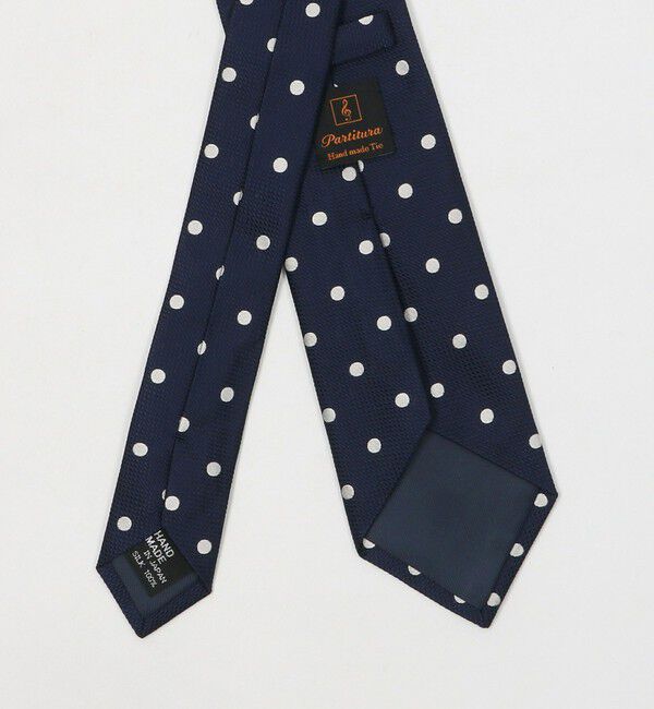 UNITED ARROWS green label relaxing「＜partitura＞8.0cm ドット1 ネクタイ」|ネクタイ・蝶ネクタイ|