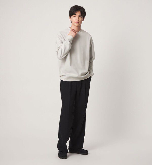 UNITED ARROWS green label relaxing「【WEB限定】JUST fit デイリー ダンボール クルーネック スウェット」|スウェット・ジャージ|